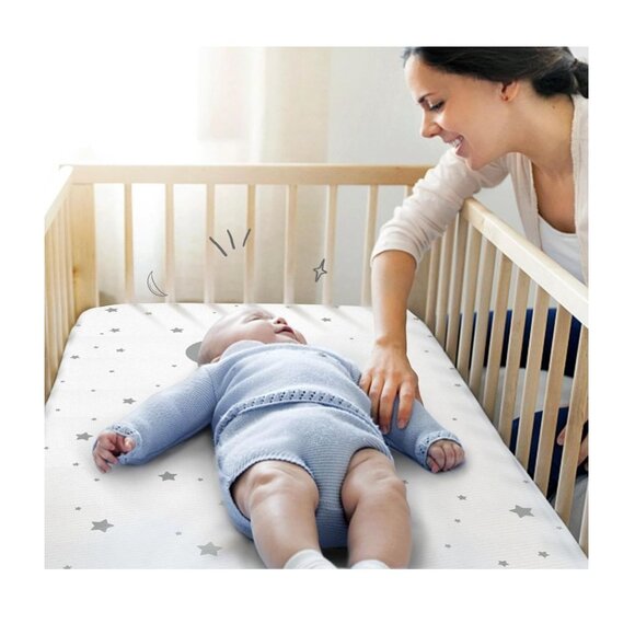 Casusv Stars Moon Compressed Memory Foam Infant Crib Mattress New in Bag - Picture 7 of 7